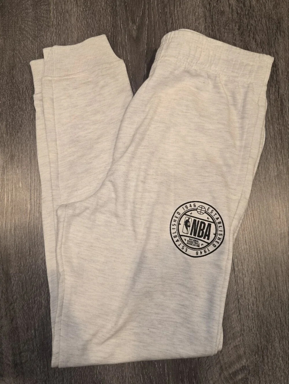 NBA Kids Heather Gray Logo Sweatpants